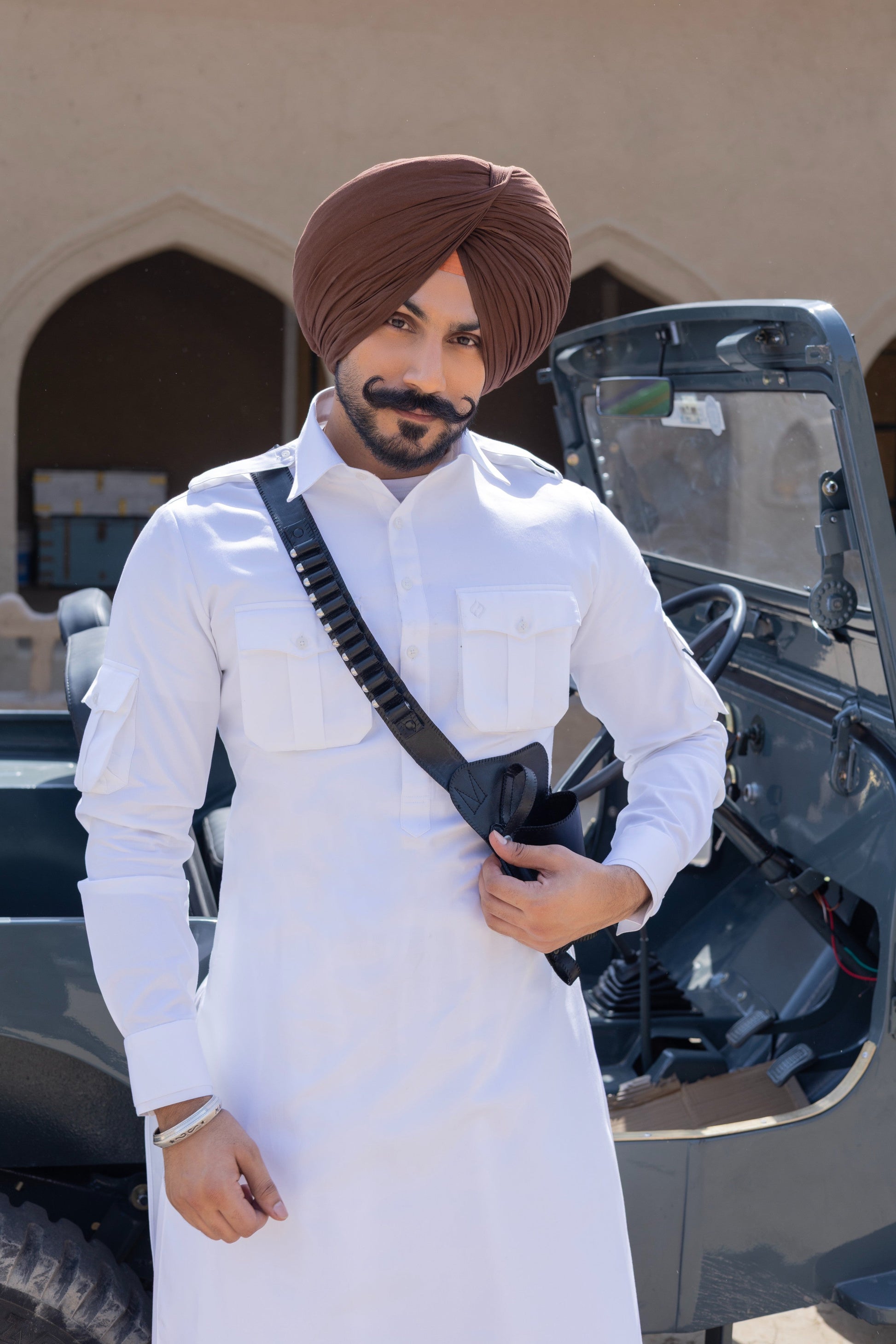 Pathani with Gun Holster Hartansh Clothing Pvt Ltd