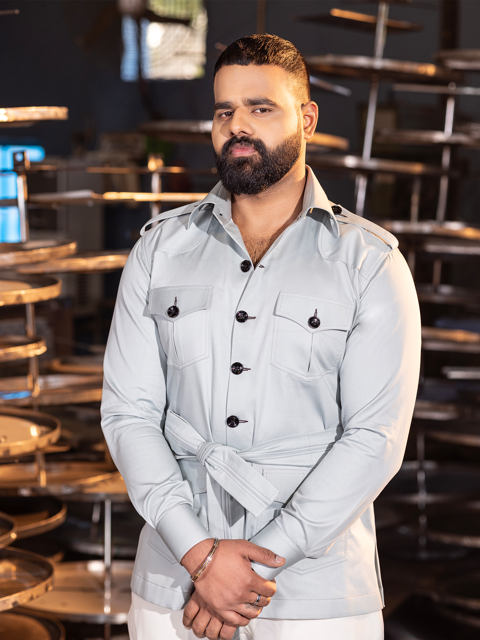 Emerald Oasis Safari Shirt Hartansh Clothing Pvt Ltd