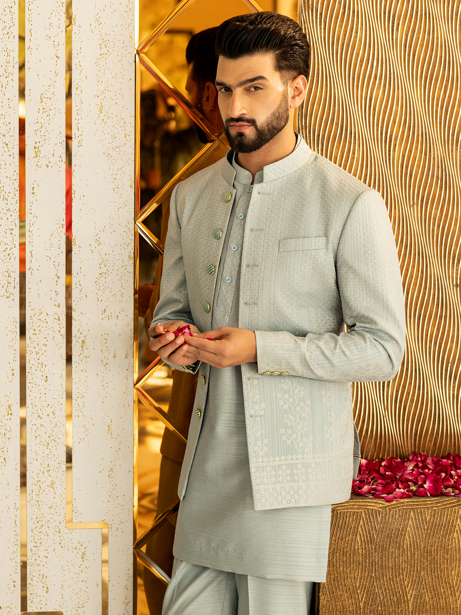 Hand-Painted Prince Coat Hartansh Clothing Pvt Ltd