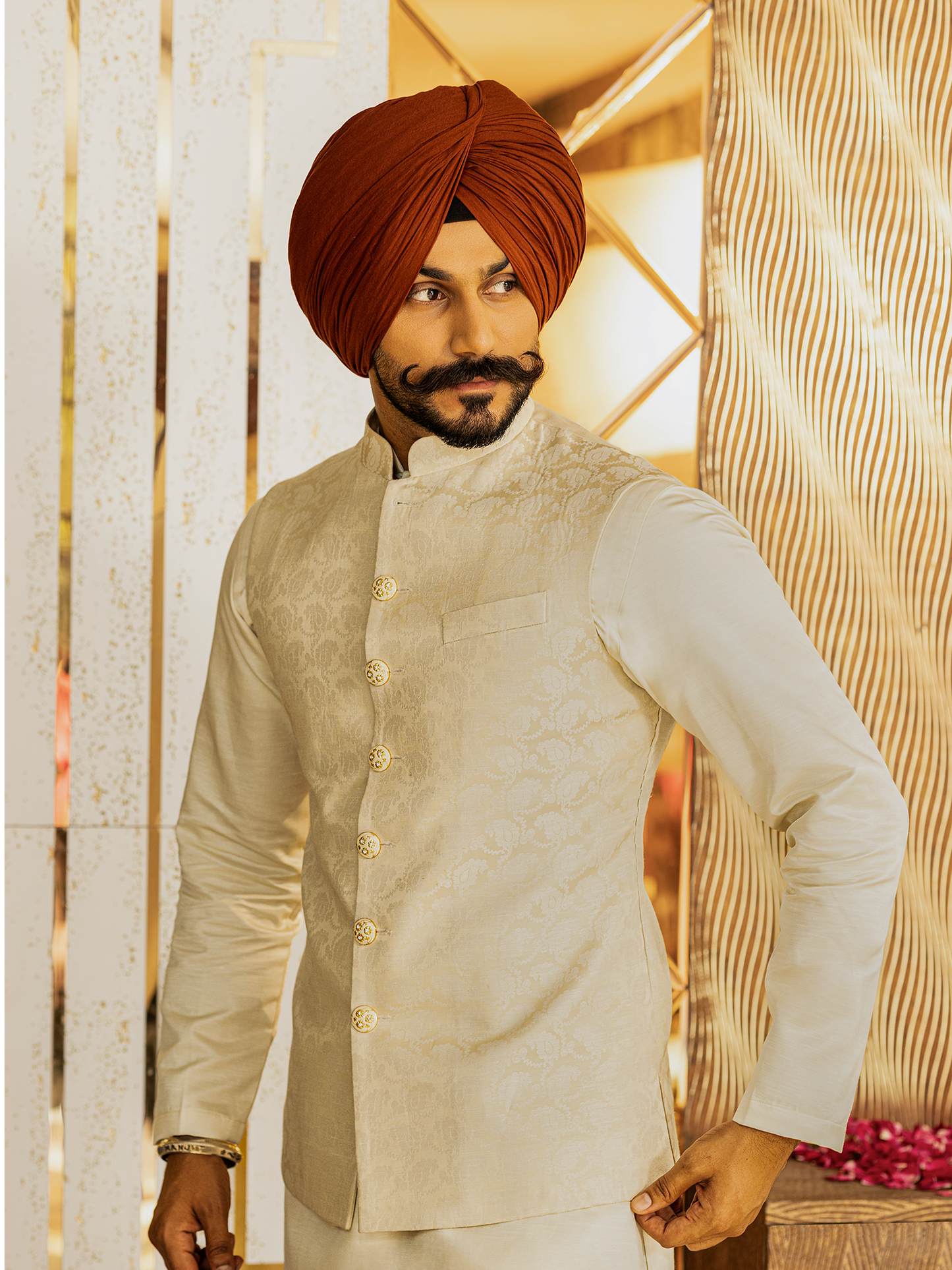 Luxurious Kurta Set with Jacket Hartansh Clothing Pvt Ltd