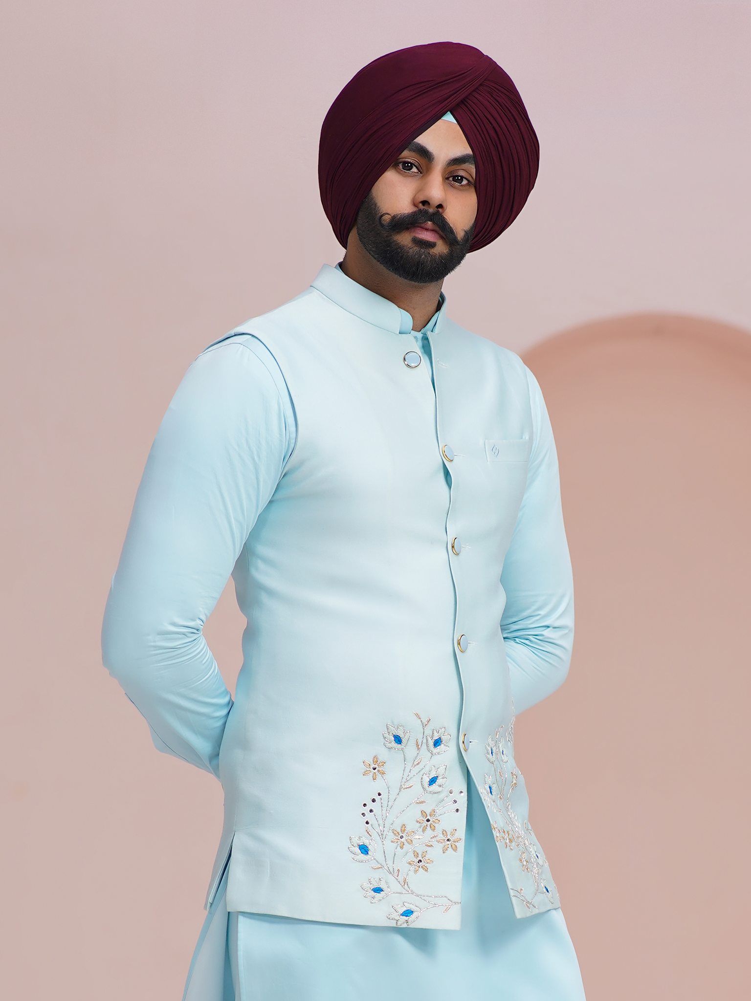 Kurta pajama sales with jodhpuri jacket