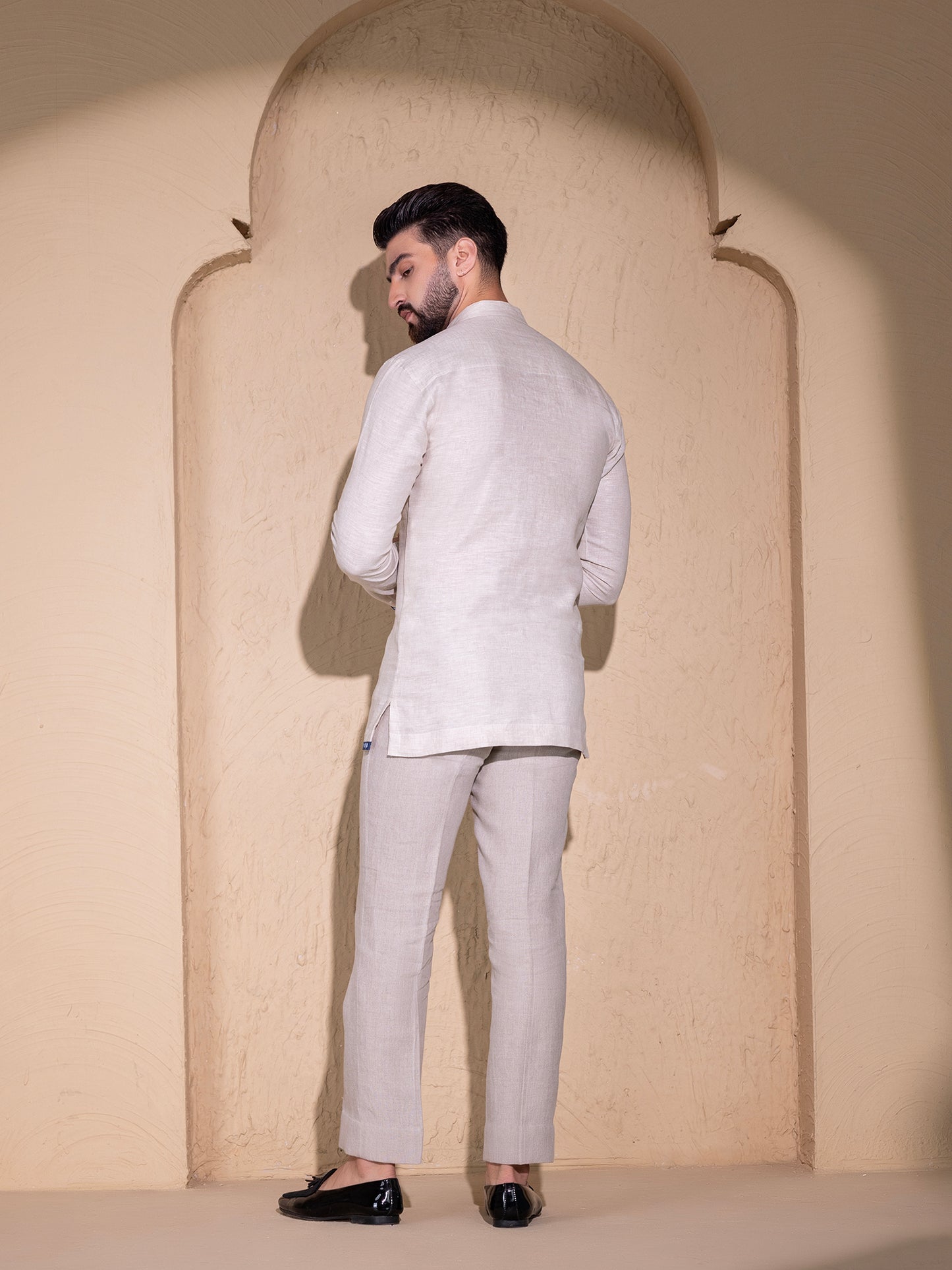 Dusty Cream Shirt Hartansh Clothing Pvt Ltd