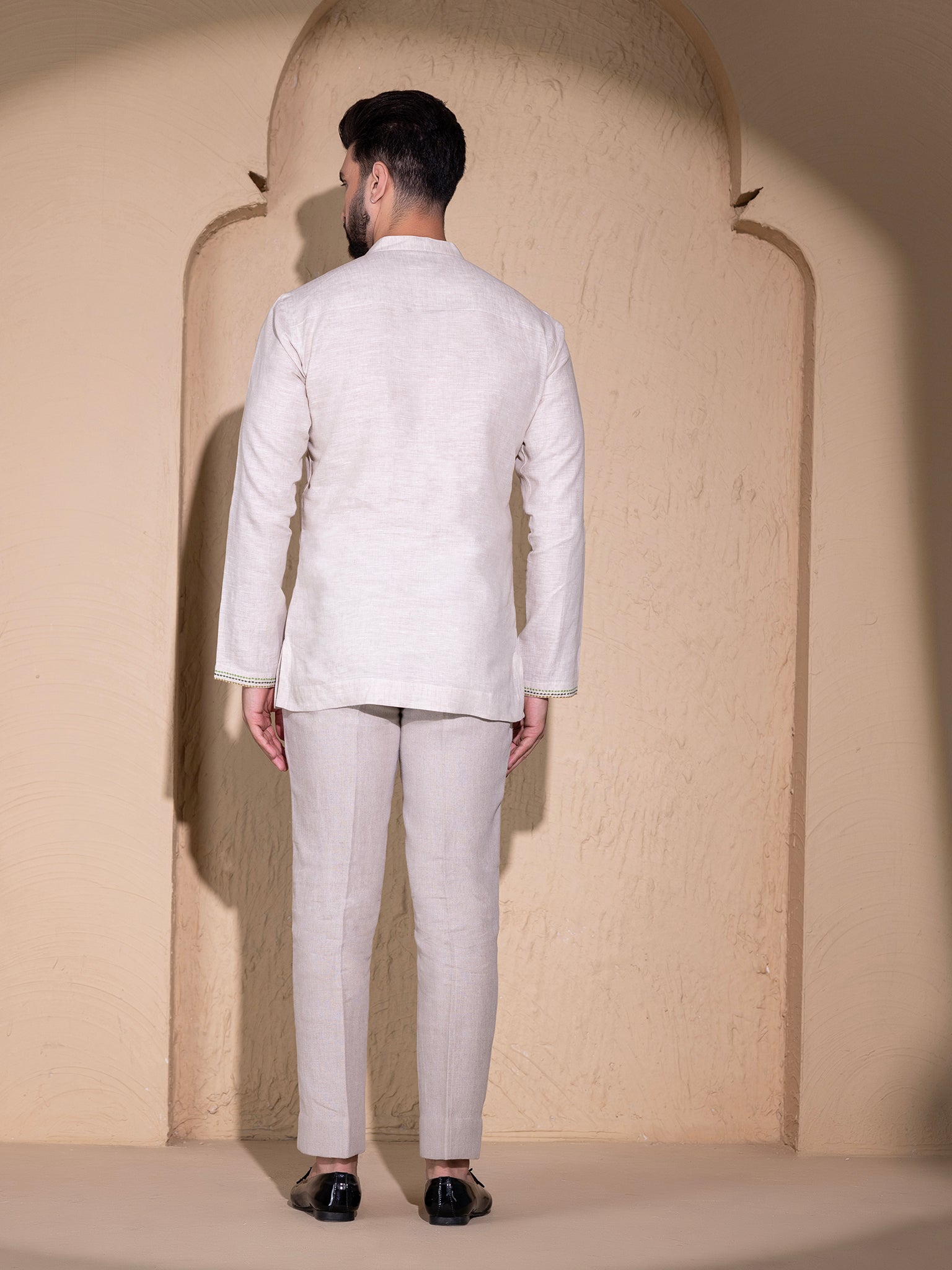 Dusty Cream Shirt Hartansh Clothing Pvt Ltd