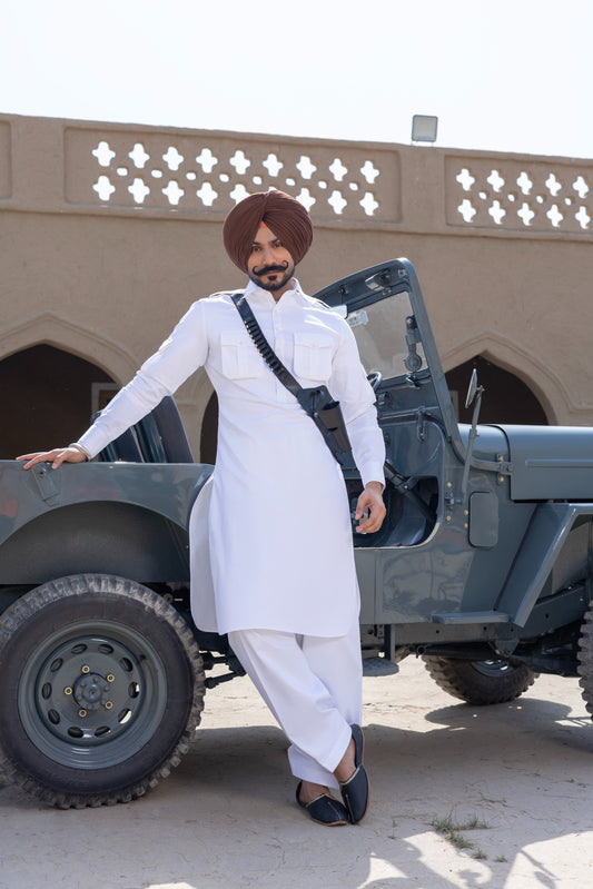 Pathani with Gun Holster Hartansh Clothing Pvt Ltd