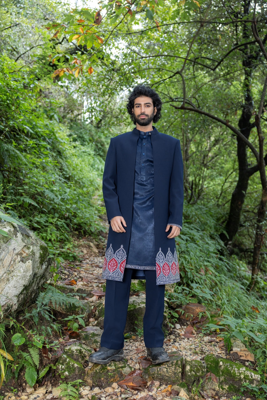 Navy Blue Set Hartansh Clothing Pvt Ltd