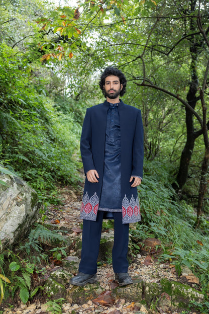 Navy Blue Set Hartansh Clothing Pvt Ltd