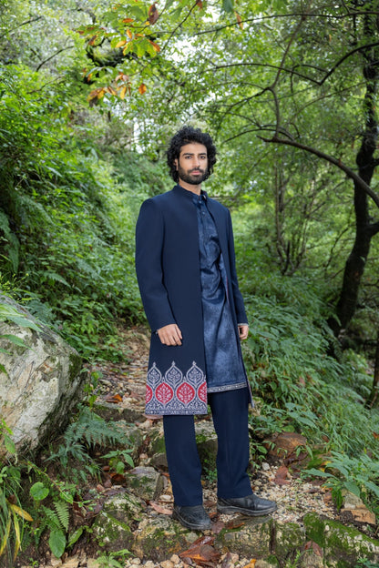 Navy Blue Set Hartansh Clothing Pvt Ltd