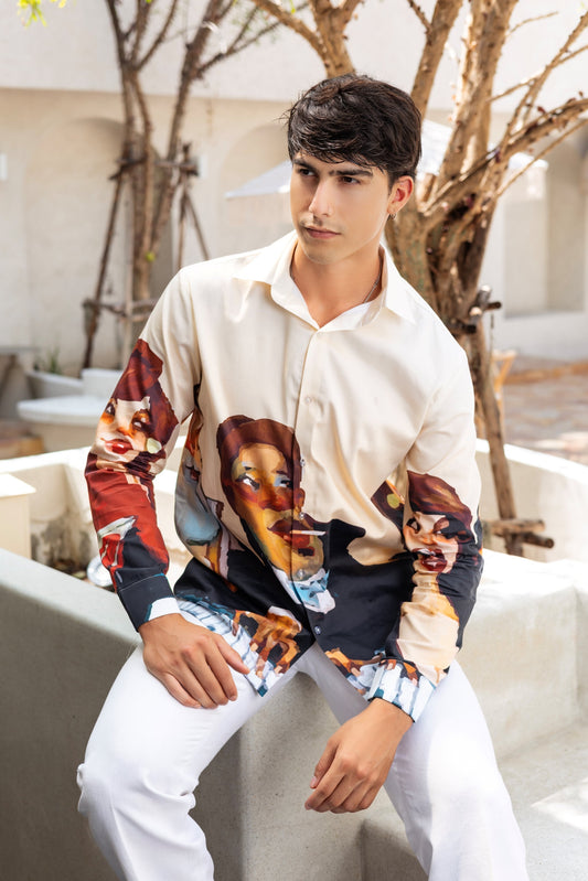 Pop Portrait Shirt Hartansh Clothing Pvt Ltd