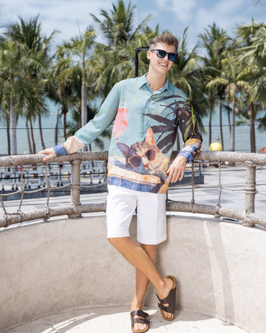 Aqua Reverie Shirt Hartansh Clothing Pvt Ltd