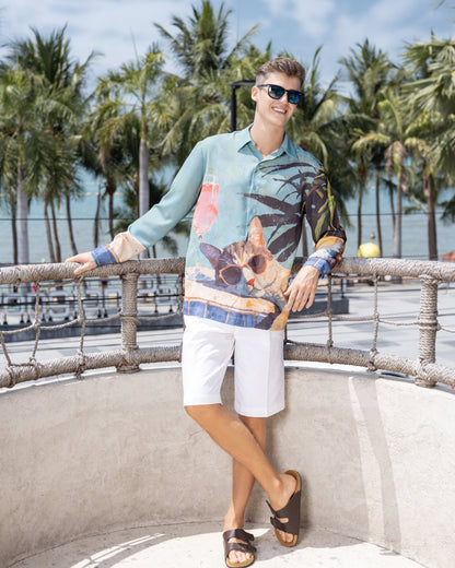 Aqua Reverie Shirt Hartansh Clothing Pvt Ltd