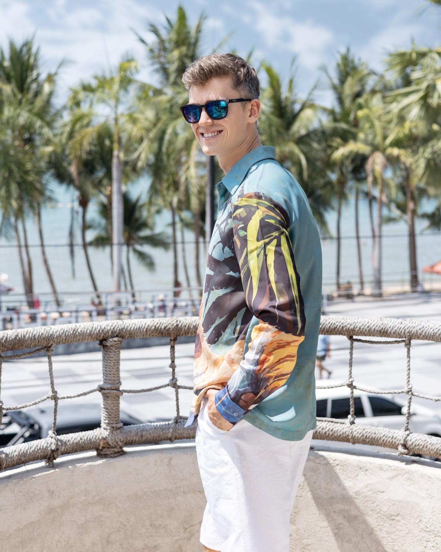 Aqua Reverie Shirt Hartansh Clothing Pvt Ltd
