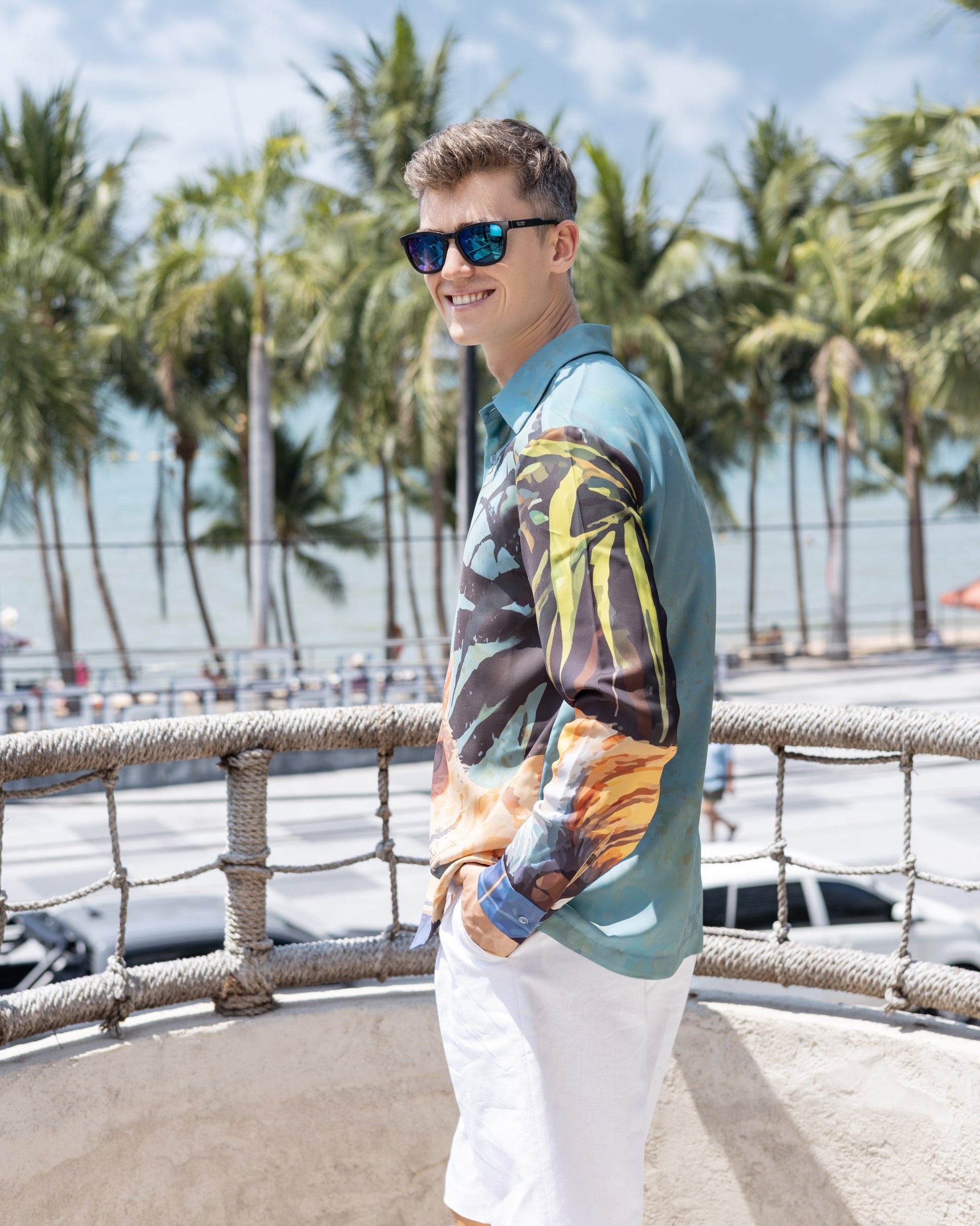 Aqua Reverie Shirt Hartansh Clothing Pvt Ltd