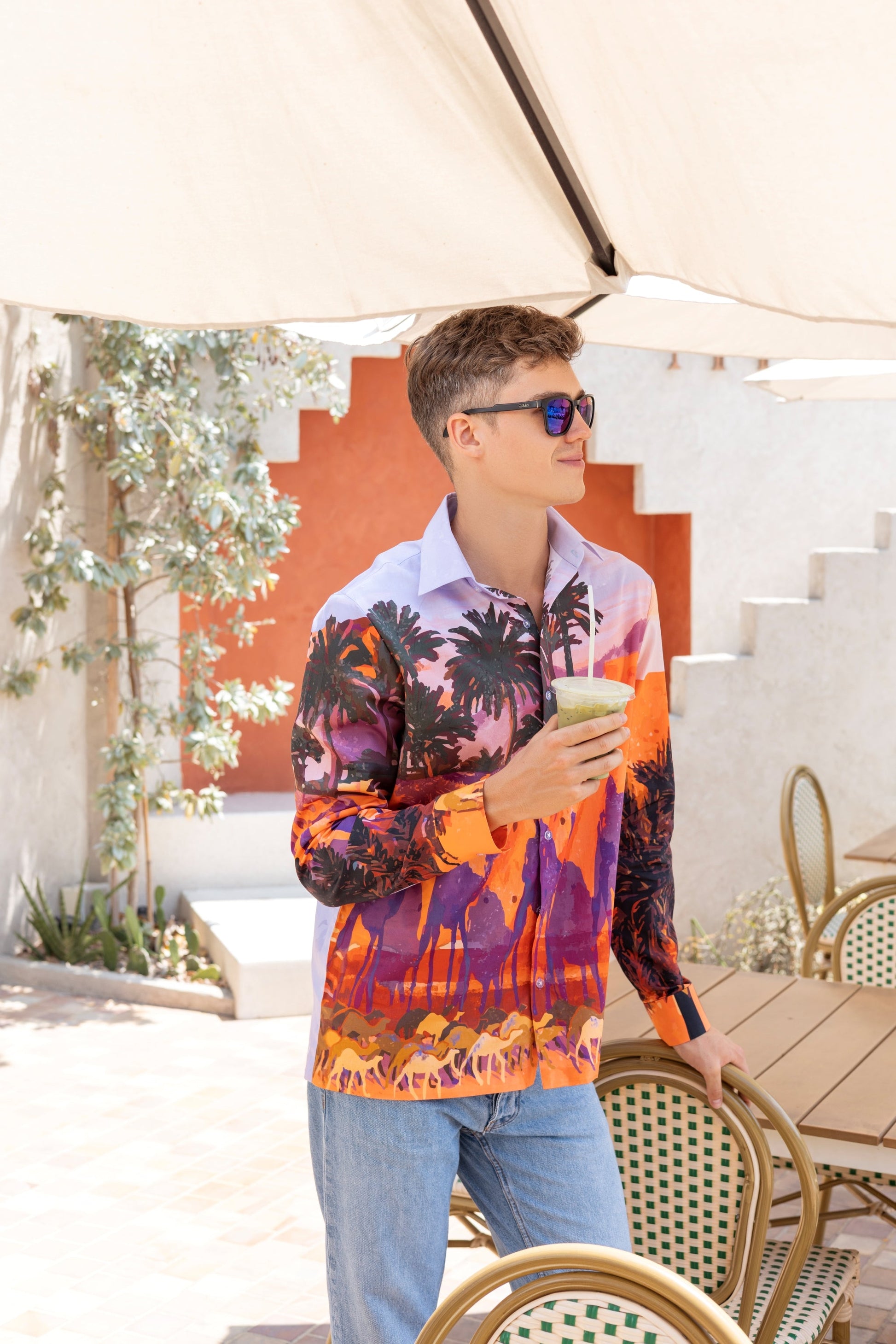 Sunset Mirage Shirt Hartansh Clothing Pvt Ltd
