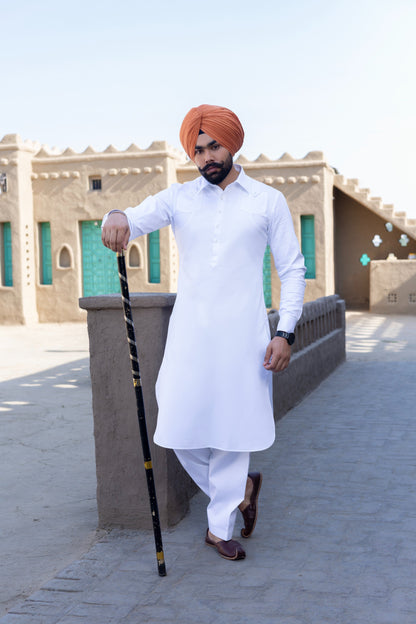 Pathani with Leather Holster Hartansh Clothing Pvt Ltd