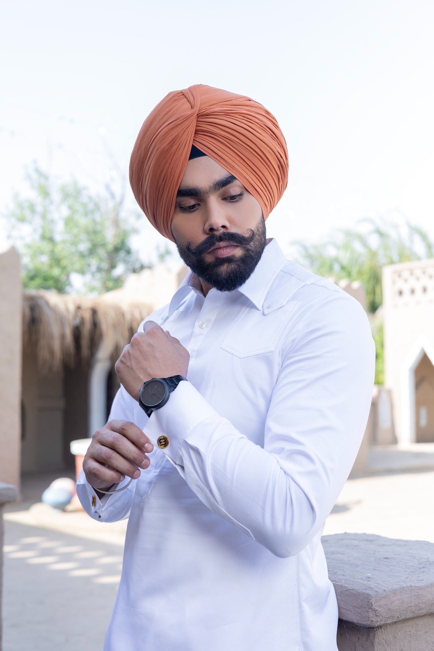 Pathani with Leather Holster Hartansh Clothing Pvt Ltd