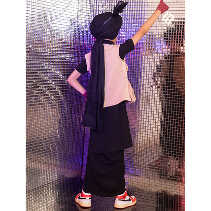 Black Kurta Chadra with Jacket Hartansh Clothing Pvt Ltd