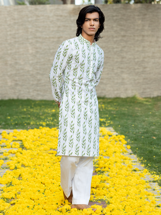 Hand-Painted Kurta Set Hartansh Clothing Pvt Ltd