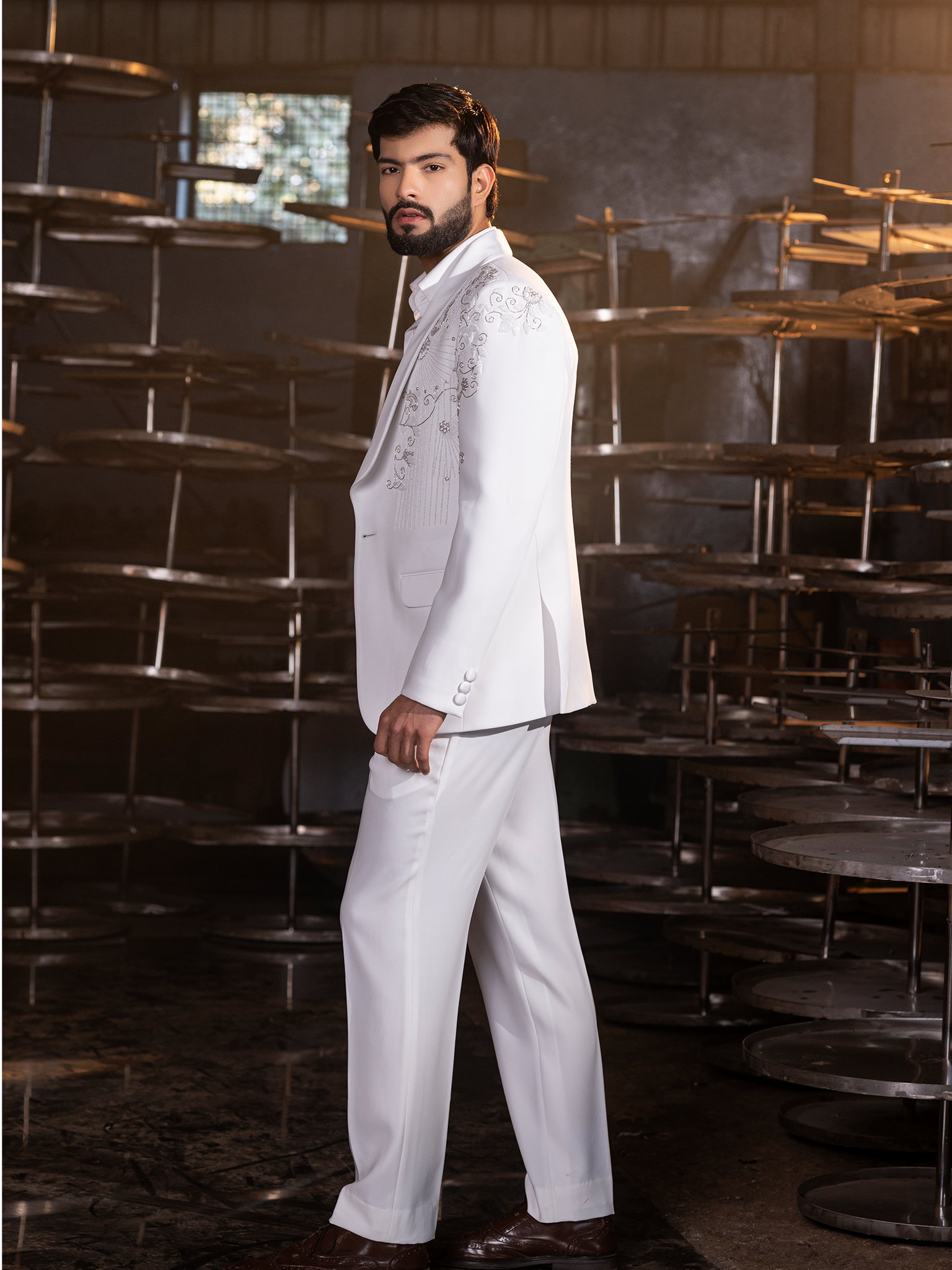 White Thread (Suite) Hartansh Clothing Pvt Ltd