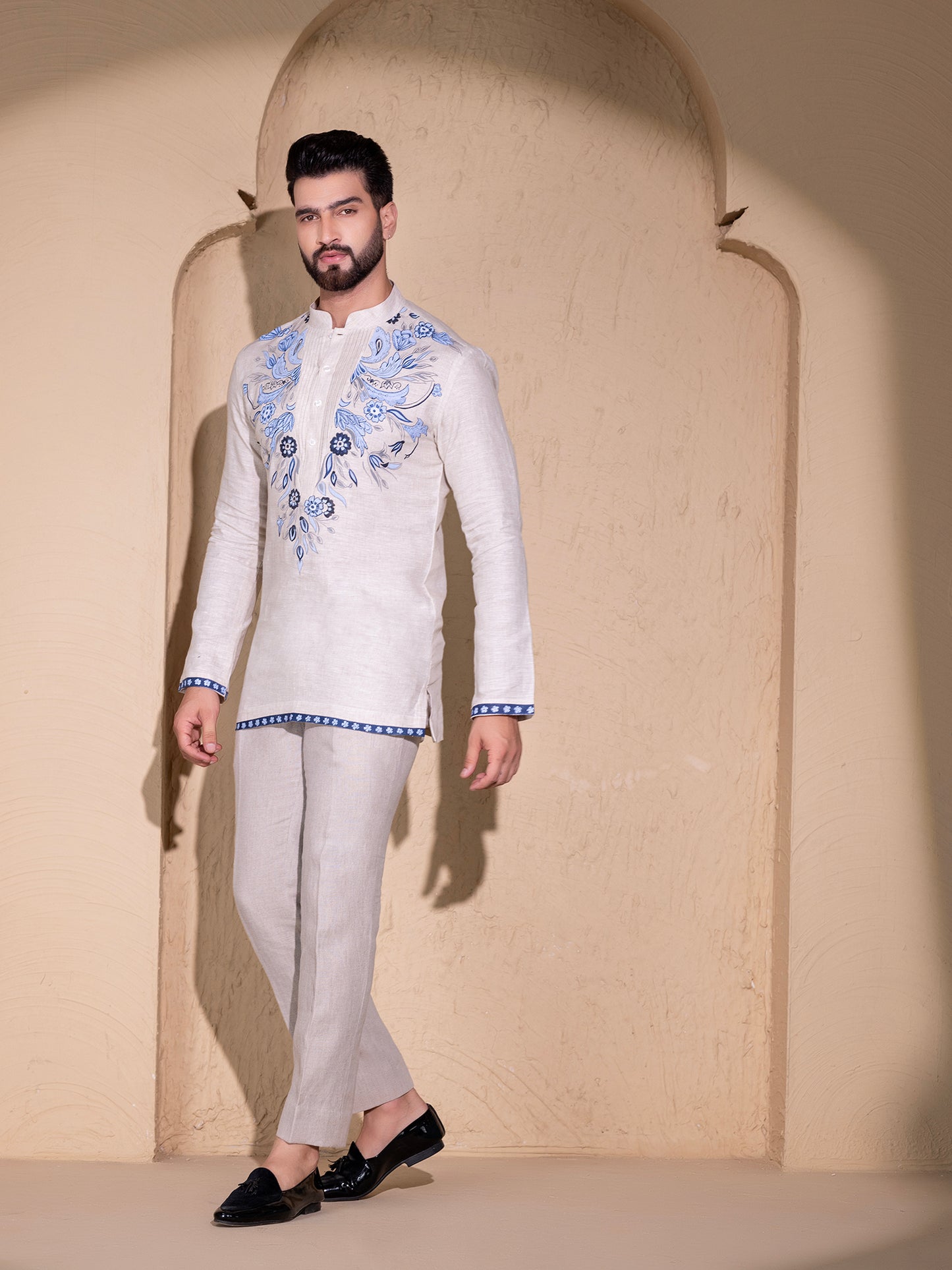 Dusty Cream Shirt Hartansh Clothing Pvt Ltd